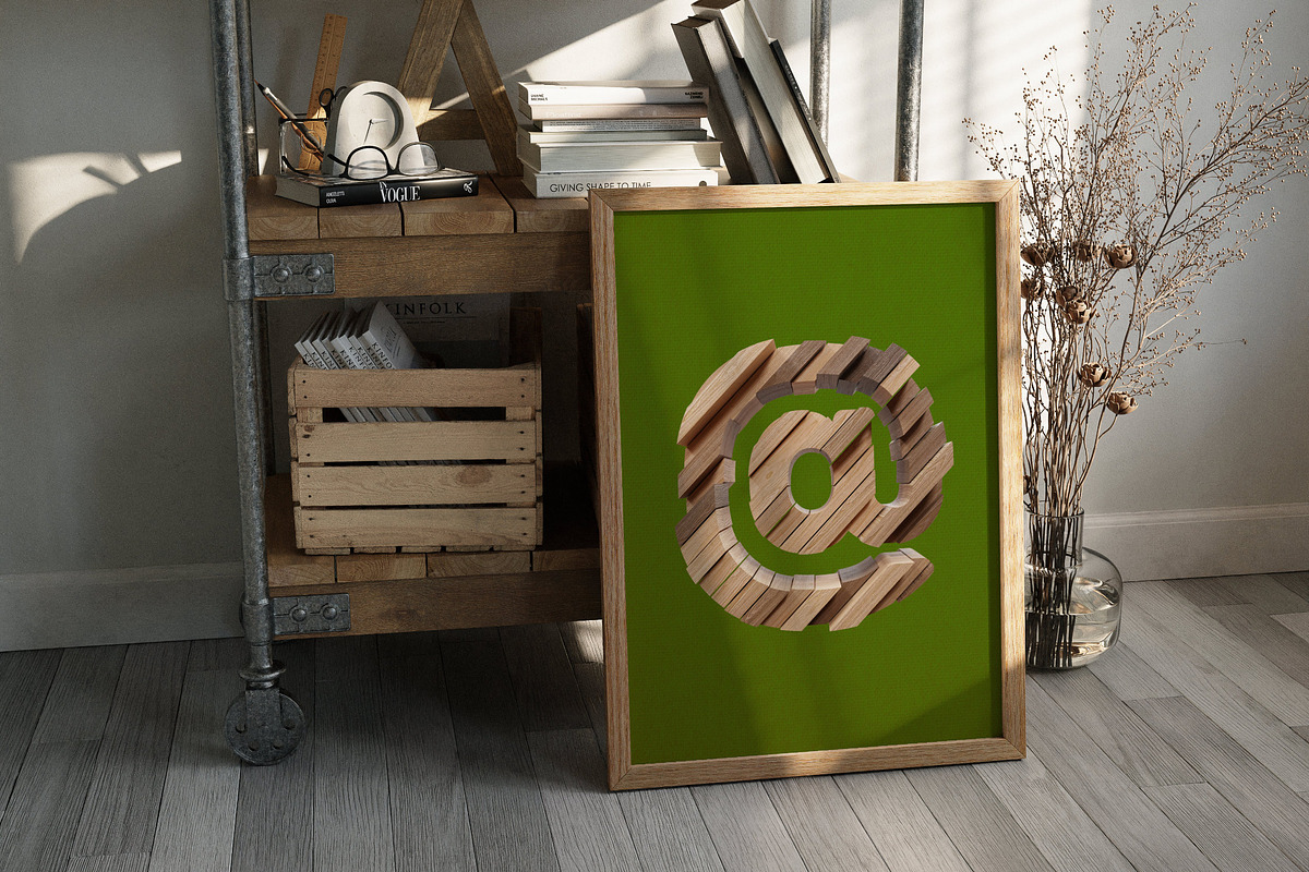 Wooden Strips Font, a Sans Serif Font by itefan Studio (Photo 5 of 5)