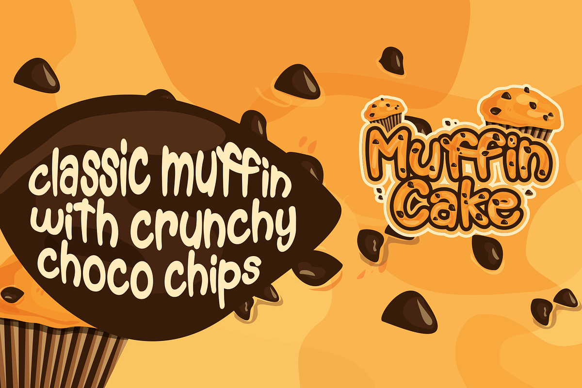 Muffin Cake | Delicious Fonts, a Font by RT Studio (Photo 4 of 7)
