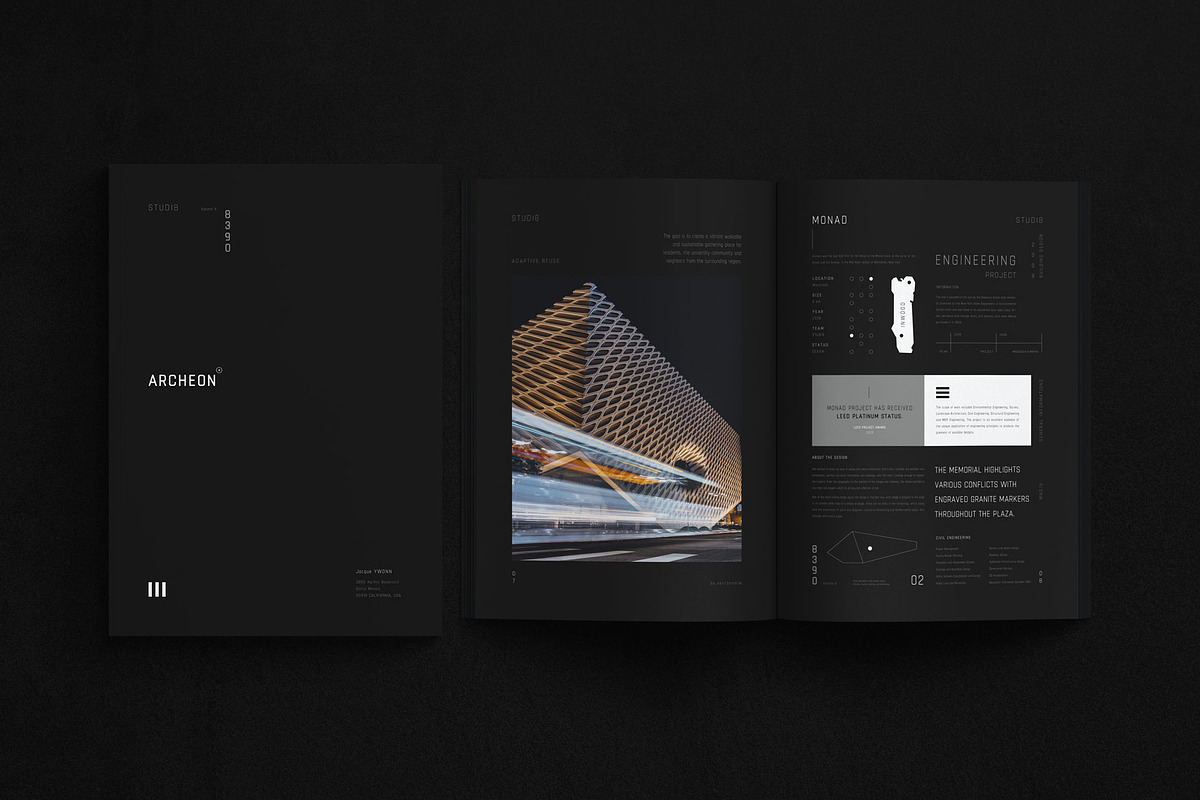 Archeon | Architecture Portfolio, a Brochure Template by Studio Bons (Photo 1 of 18)