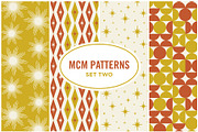 Mid Century Modern Seamless Patterns, a Pattern Graphic by CojoMoxon (Thumbnail 1 of 4)