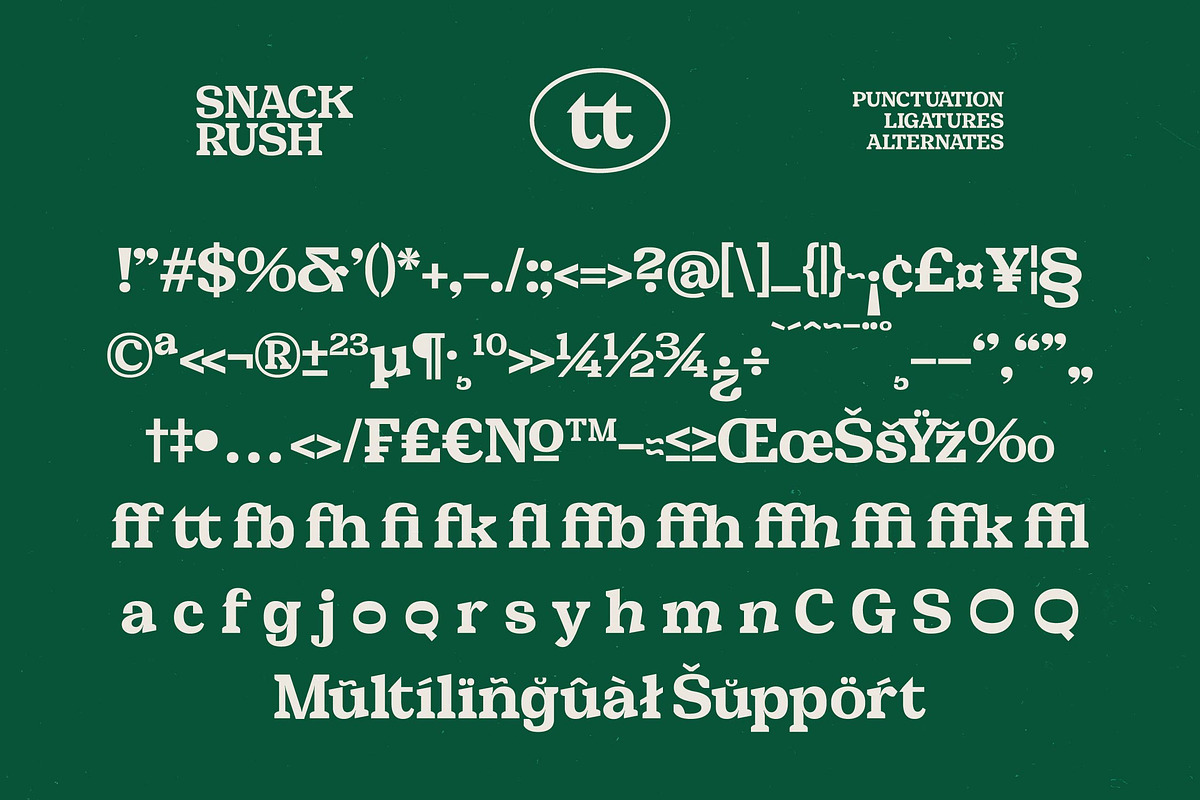 Snack Rush Modern Retro Serif, a Serif Font by timelesstype.co (Photo 19 of 20)