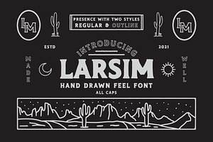 LARSIM Font + Extra