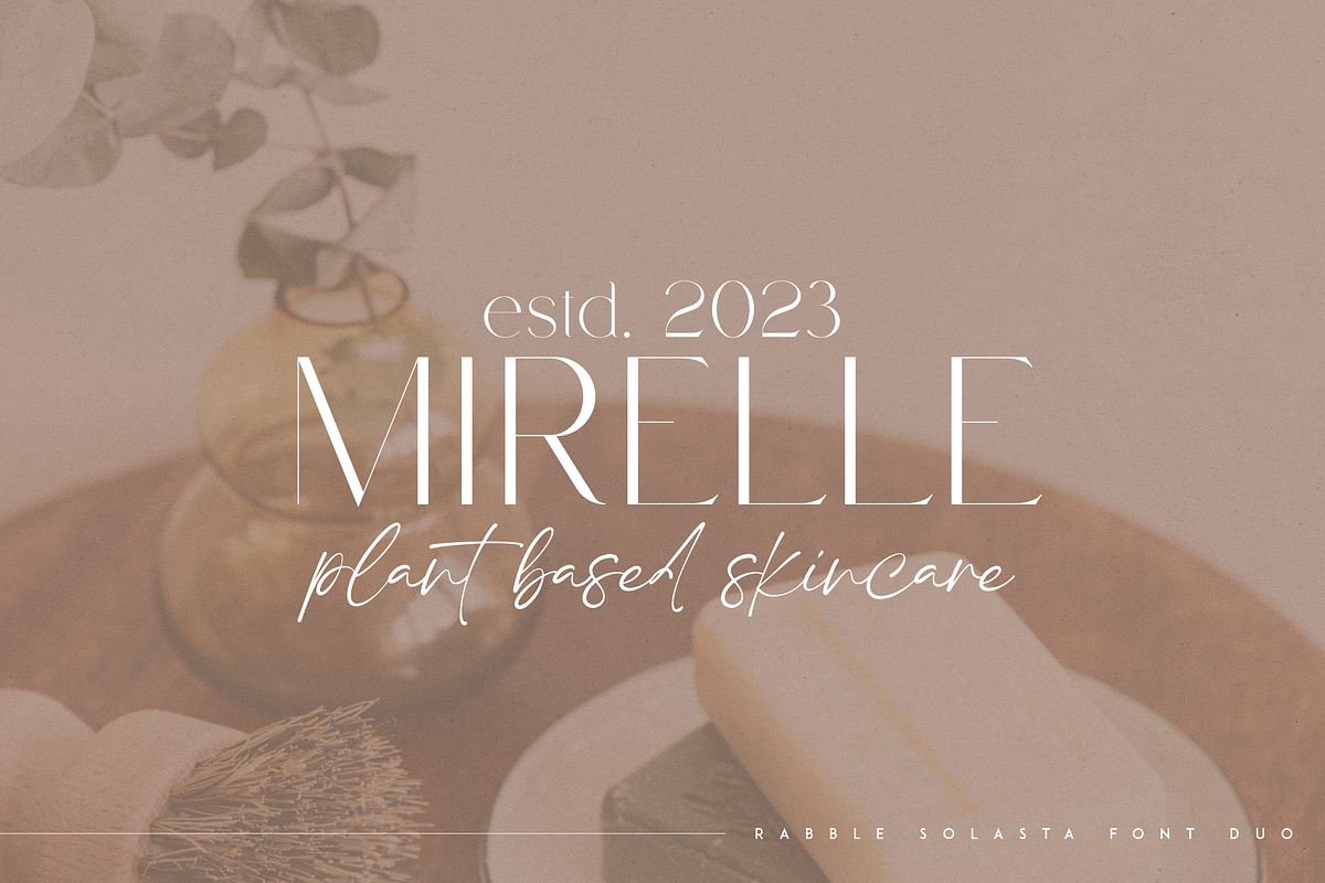 Rabble & Solasta - modern font duo, a Script Font by Only Fonts (Photo 4 of 12)