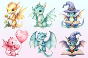 Baby Dragon Sublimation Clipart, a Graphic by CitraGraphics (Thumbnail 2 of 4)