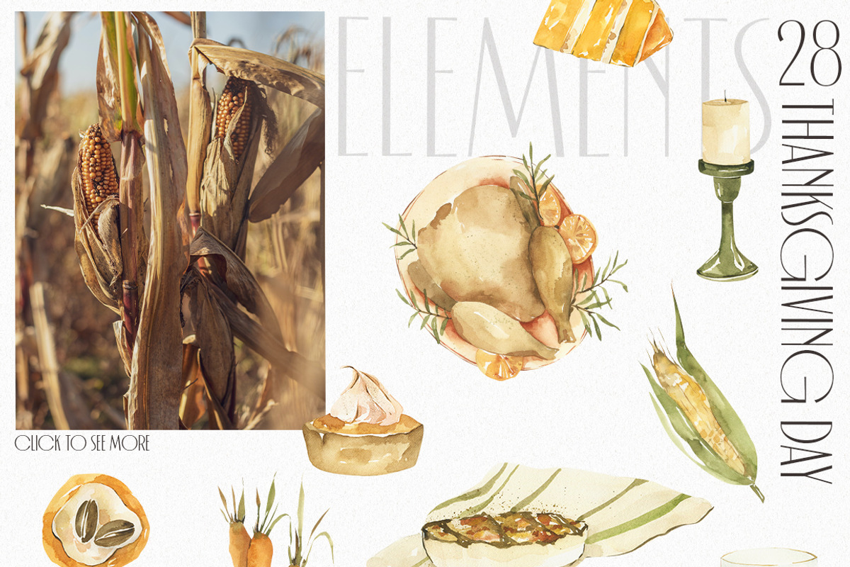 Just AUTUMN watercolor collection., an Object Illustration by ArtMaslyana (Photo 7 of 17)