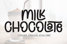 Milk Chocolate | Script Font