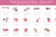 Pink Blossom Tree photo overlays, a Layer Style Add-On by BrownLeopard (Thumbnail 6 of 8)