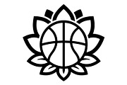 Lotus Basketball Flower, an Object Graphic by Gfx_Store (Thumbnail 8 of 16)