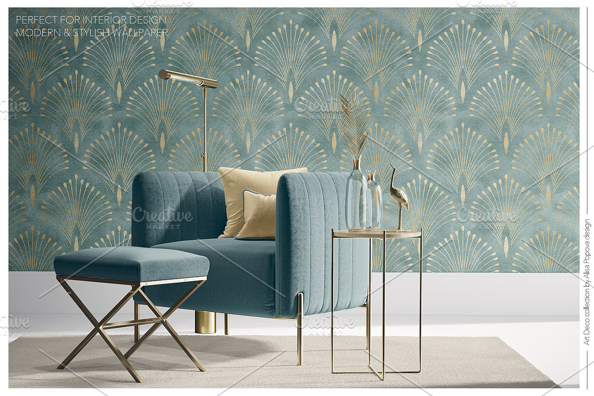 ART DECO Geometry Patterns, a Pattern Graphic by Alisa Fimen Design (Photo 5 of 12)