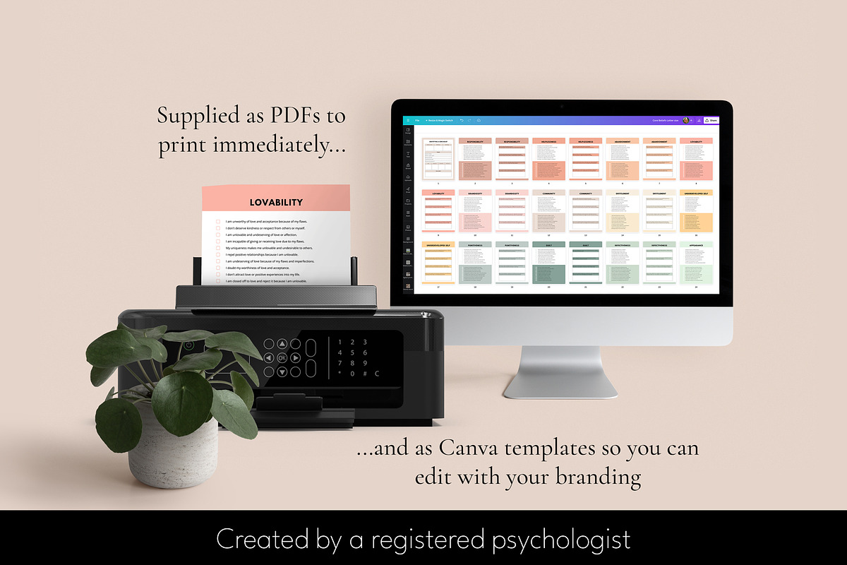 Core Beliefs Canva Template Bundle, a Templates & Theme by Miri Campbell (Photo 2 of 5)