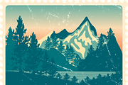Landscapes Postage Stamp Collection, a Seasonal Illustration by JYa_Design (Thumbnail 3 of 5)
