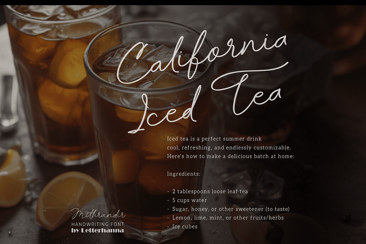 Mithrandir Font, a Handwritten Font by Letterhanna Studio (Photo 4 of 21)