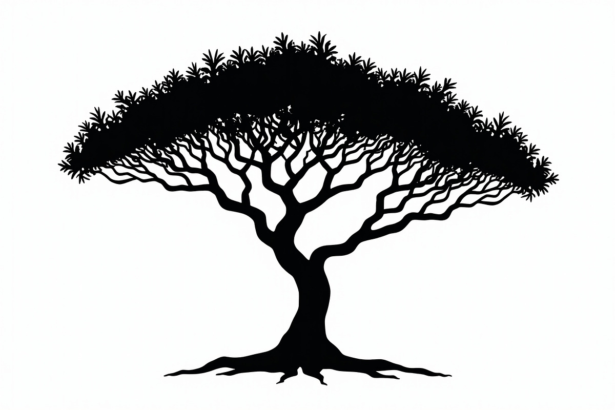 20 Black Tree Silhouettes Bundle, an Illustration by Gaye Art (Photo 4 of 21)