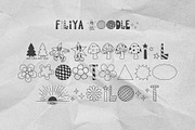 Filiya Font, a Font by Anastasia Cuza (Thumbnail 5 of 9)