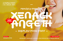 Xenack Angeth - Display Food Font
