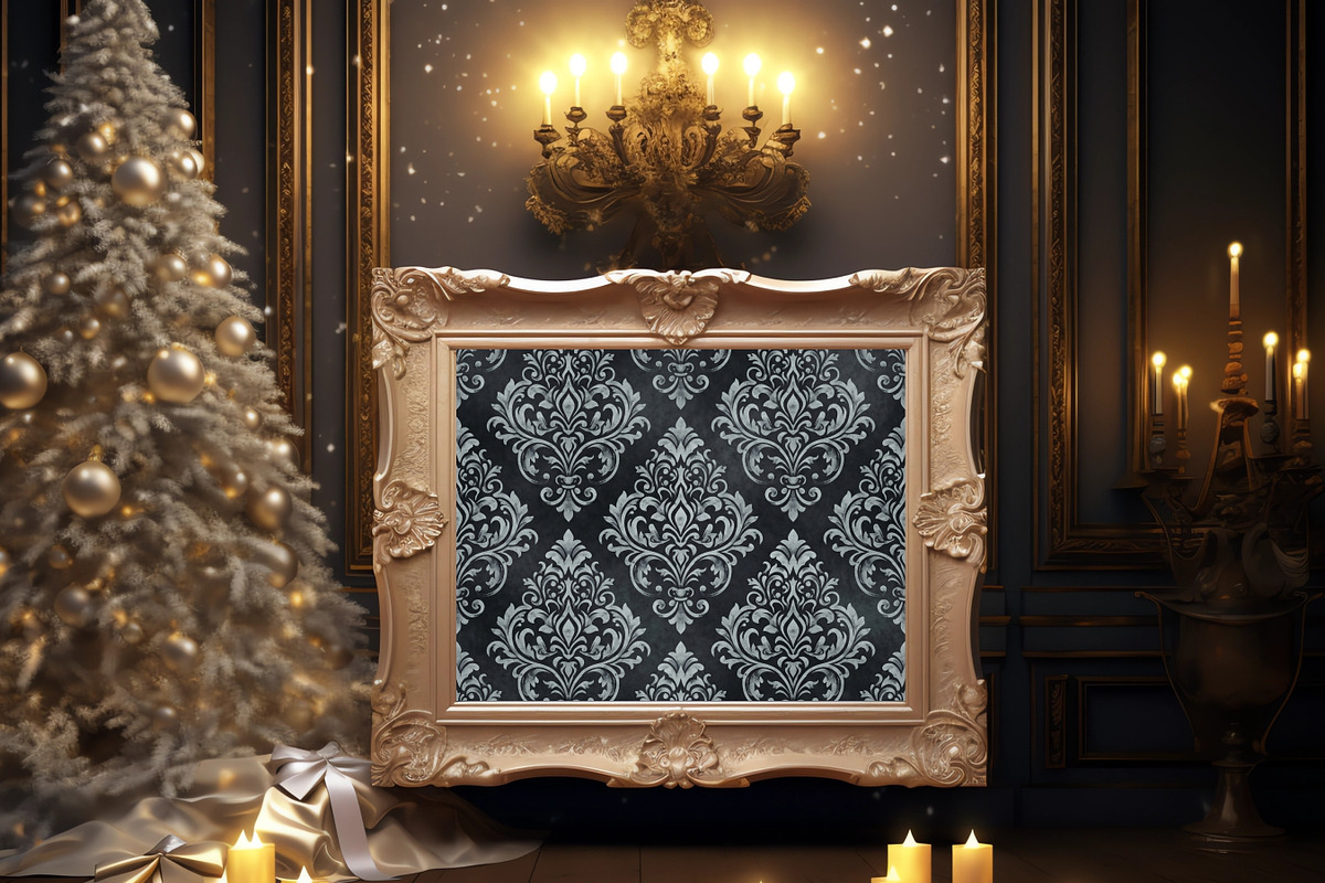 Gothic Damask Digital Paper, a Pattern Graphic by LA Design (Photo 8 of 10)