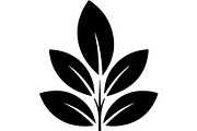 Botanical Leaf Silhouette, an Object Graphic by Creativeshirt (Thumbnail 15 of 19)