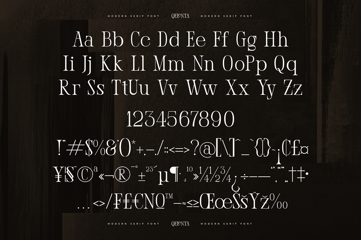 Qelenta - Modern Serif Font, a Serif Font by AmorfaType (Photo 7 of 10)