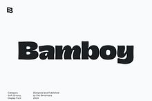 Bamboy; Soft Groovy Display Font
