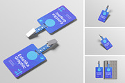 ID Card Mockup, an Advertising Mockup by Afif_studio (Thumbnail 1 of 5)