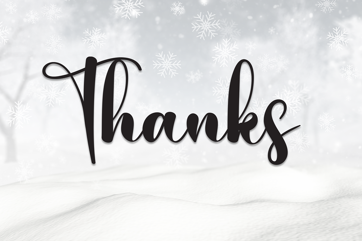 Snowing | Script Font, a Handwritten Font by Scratchones (Photo 8 of 8)