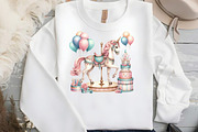 Watercolor Kids Birthday Party, an Illustration by DreamCafeArt (Thumbnail 2 of 4)
