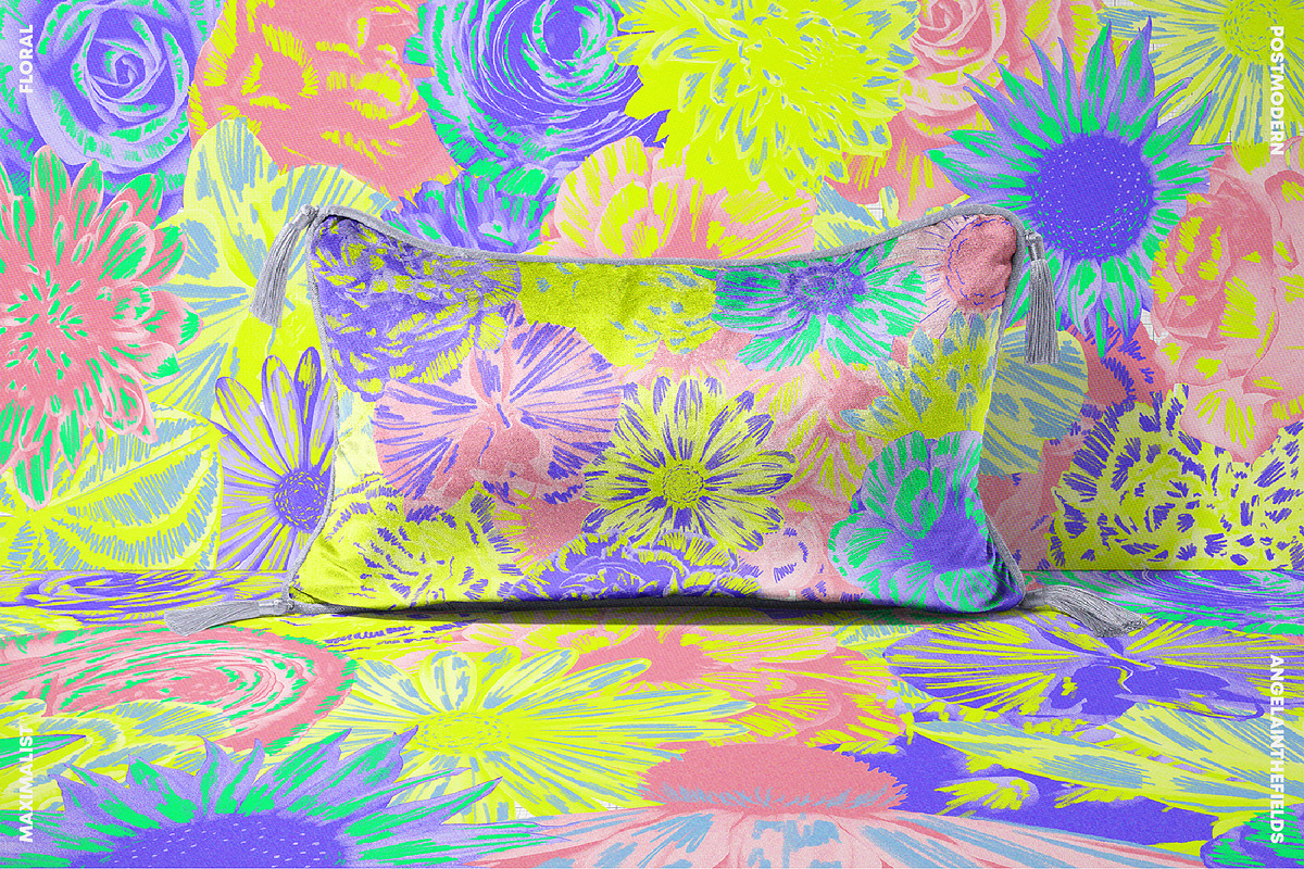 80s Floral Clipart + Bonus, an Object Illustration by angelainthefields (Photo 6 of 12)