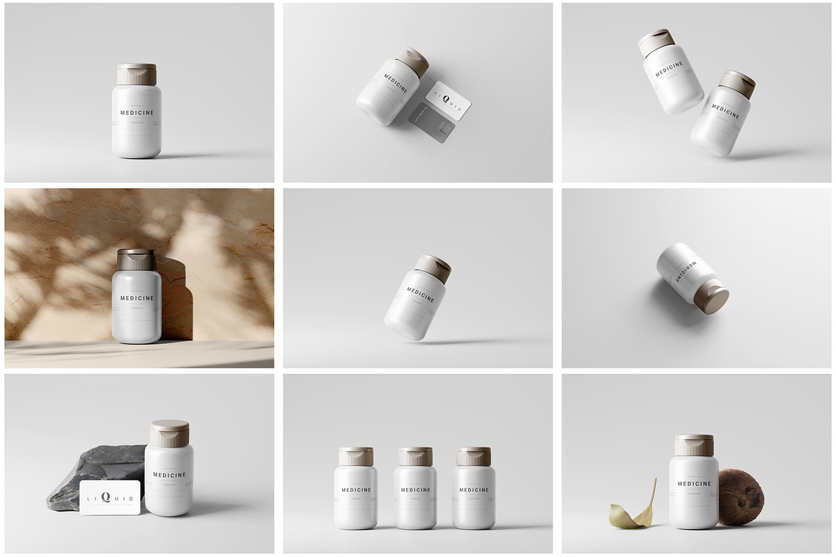 The Ultimate Bottle Mockup Bundle, a Cups & Container Mockup by pmvch (Photo 7 of 85)