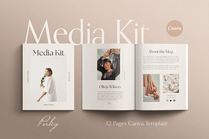 PERKY Media Kit Canva Template