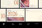 Modern Minimalist Calendar, a Stationery Template by Neermana (Thumbnail 1 of 4)