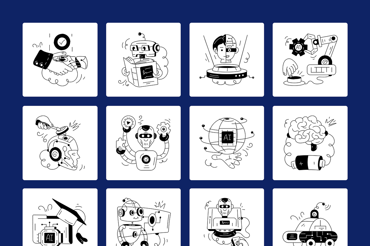 Set of AI Designs, a Duotone Icon by Vectors Market (Photo 13 of 15)