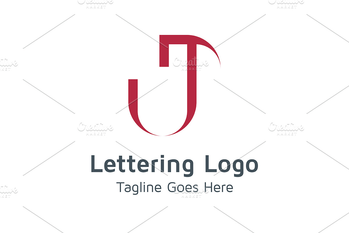 20 Logo Lettering J Template Bundle, a Branding & Logo Template by ...