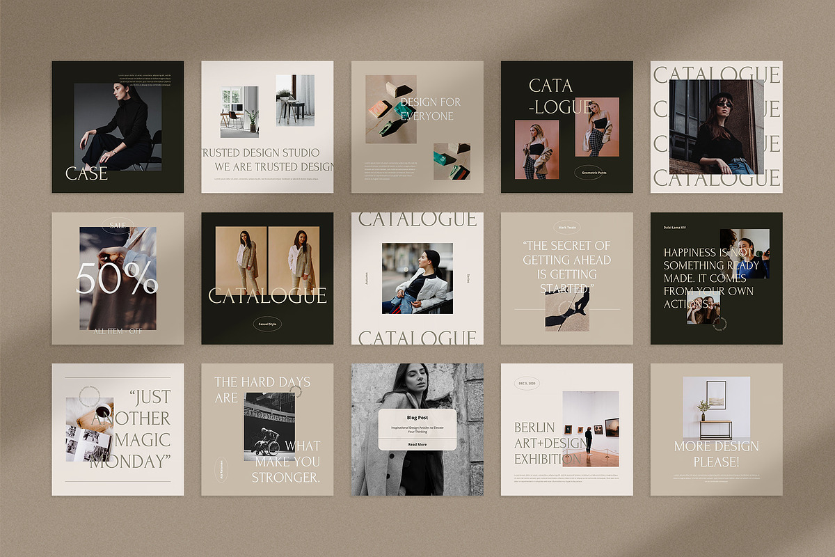 Casey Instagram Pack | PS & Canva, a Social Media Template by Visuel Colonie® (Photo 13 of 15)