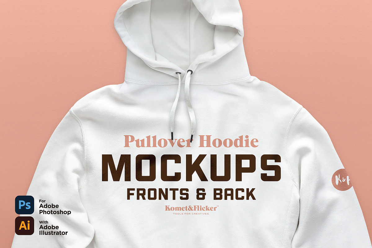 Hoodie Mockups for Photoshop, a Hoody Mockup by Komet & Flicker (Photo 1 of 12)