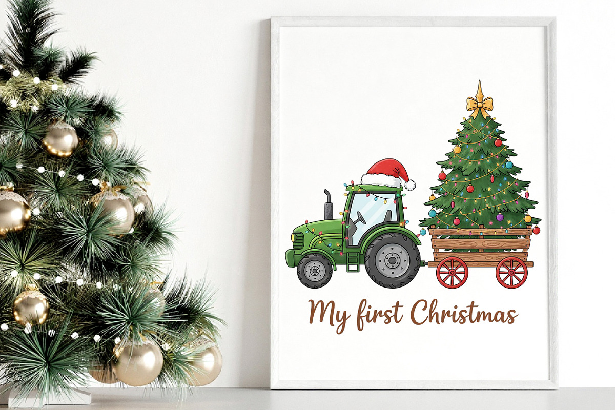 My First Christmas Png Design, an Illustration by Canvas Craft (Photo 6 of 6)