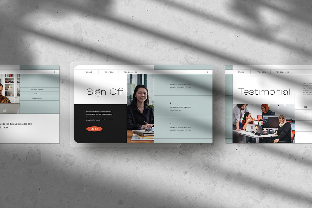 Brand Proposal Template, a Presentation Template by White Graphic (Photo 7 of 7)