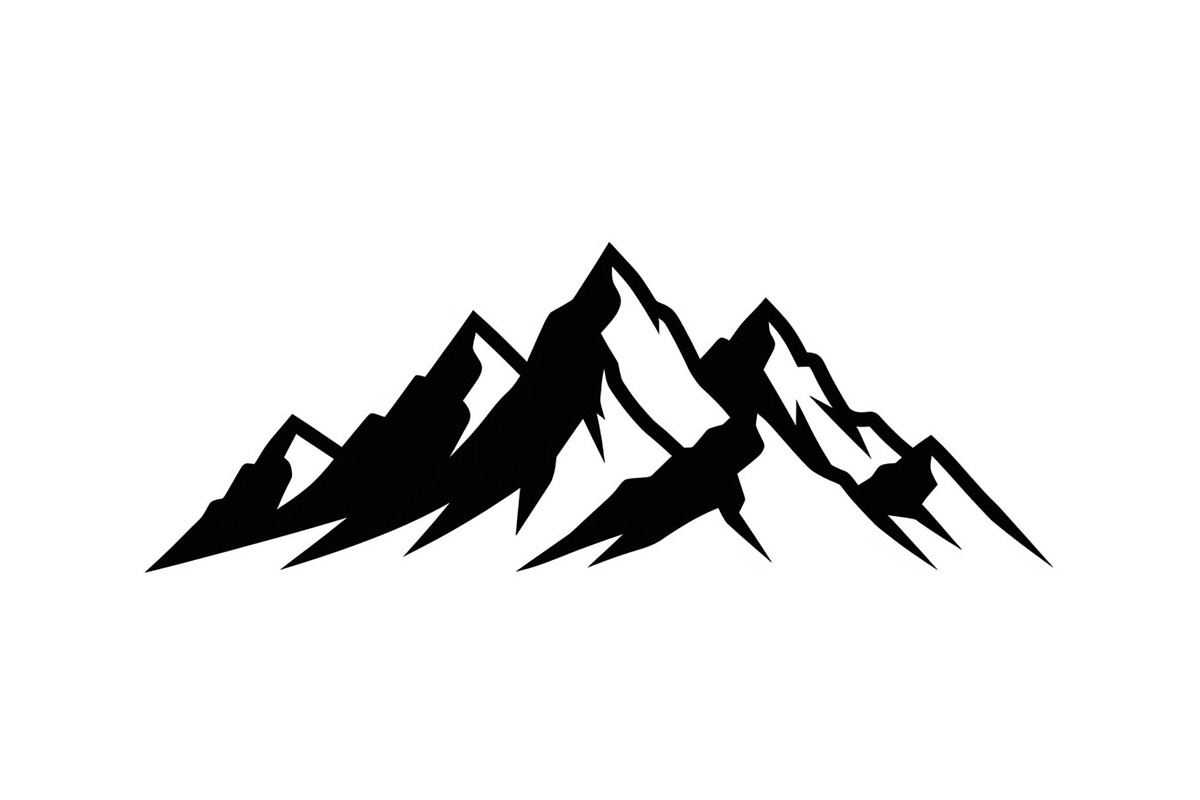 50 Mountain Landscape Silhouette Bun, an Illustration by Designer_Momina (Photo 34 of 51)