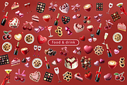 Valentine's Day Collage Kit, an Object Graphic by Nova Studio (Thumbnail 2 of 8)