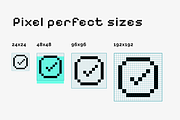 Vector Pixel Icons Set, an Outline Icon by Amazing Custom Icons (Thumbnail 4 of 6)