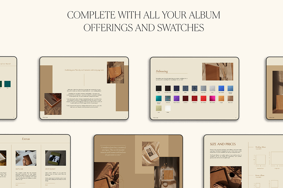 Trendy | Album Guide PDF, a Templates & Theme by Studio Leelou (Photo 4 of 10)