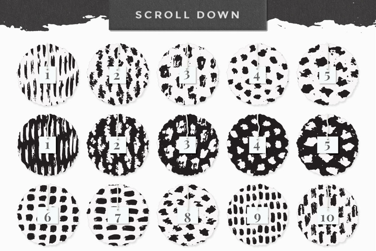 InkBox - 240 Inky Patterns + Extras!, a Pattern Graphic by Pink Coffie (Photo 5 of 8)