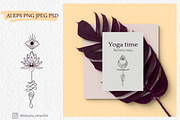 Abstract linear Yoga&vector mandala, a Healthcare Illustration by Tatyana_Zenartist (Thumbnail 4 of 12)