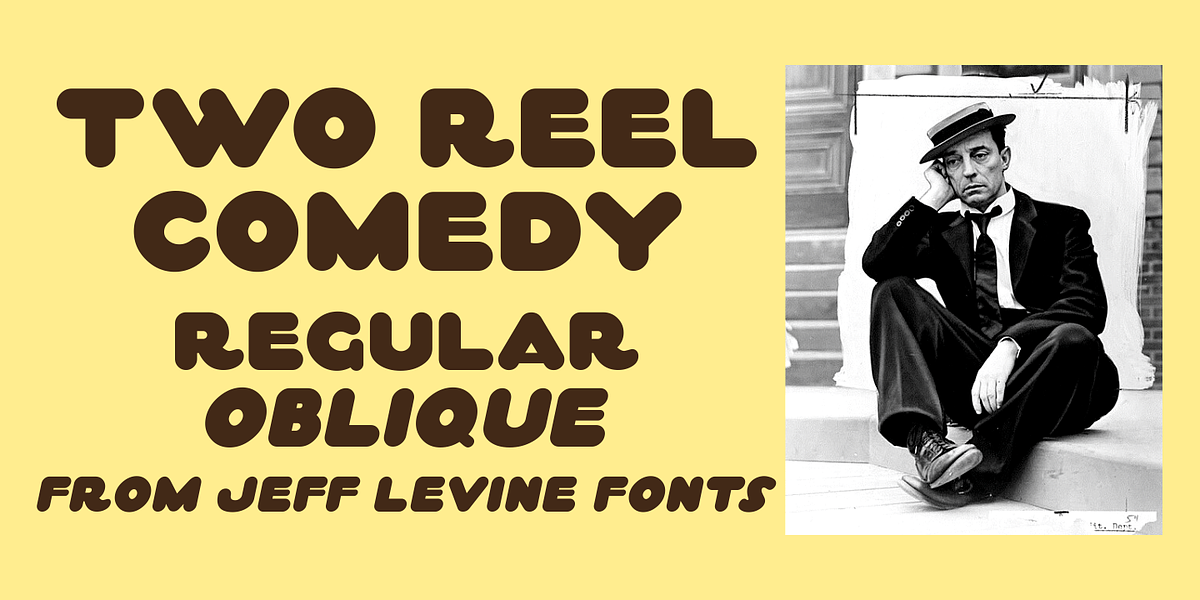 Two Reel Comedy JNL, a Sans Serif Font by Jeff Levine Fonts (Photo 1 of 5)