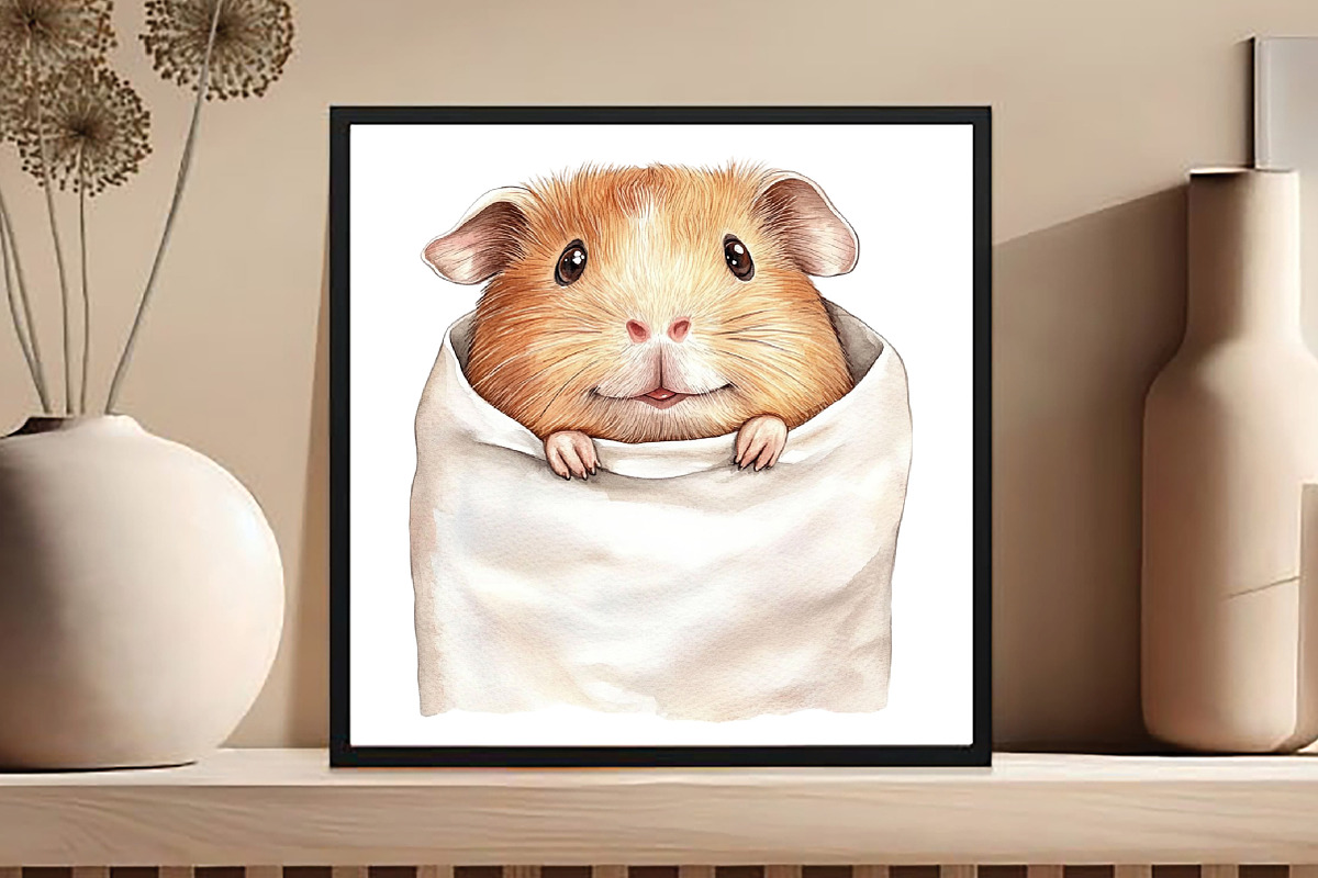 Peeking Cute Animals Pocket Clipart, an Illustration by DreamCafeArt (Photo 4 of 5)