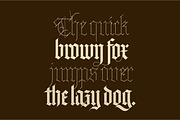 JA Gothic Textura Font, a Blackletter Font by Jackson Alves Shop (Thumbnail 3 of 6)