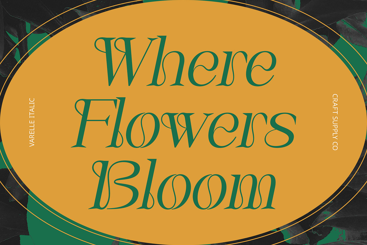Varelle – Art Nouveau Font, a Serif Font by Craft Supply Co. (Photo 2 of 8)