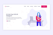 Website Header with illustration, a Device Mockup by Avabil (Thumbnail 5 of 10)