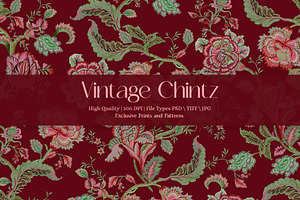 Vintage Chintz Print & Pattern, a Pattern Graphic by GND ART STUDIO