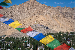 Shanti Stupa in Leh, Ladakh