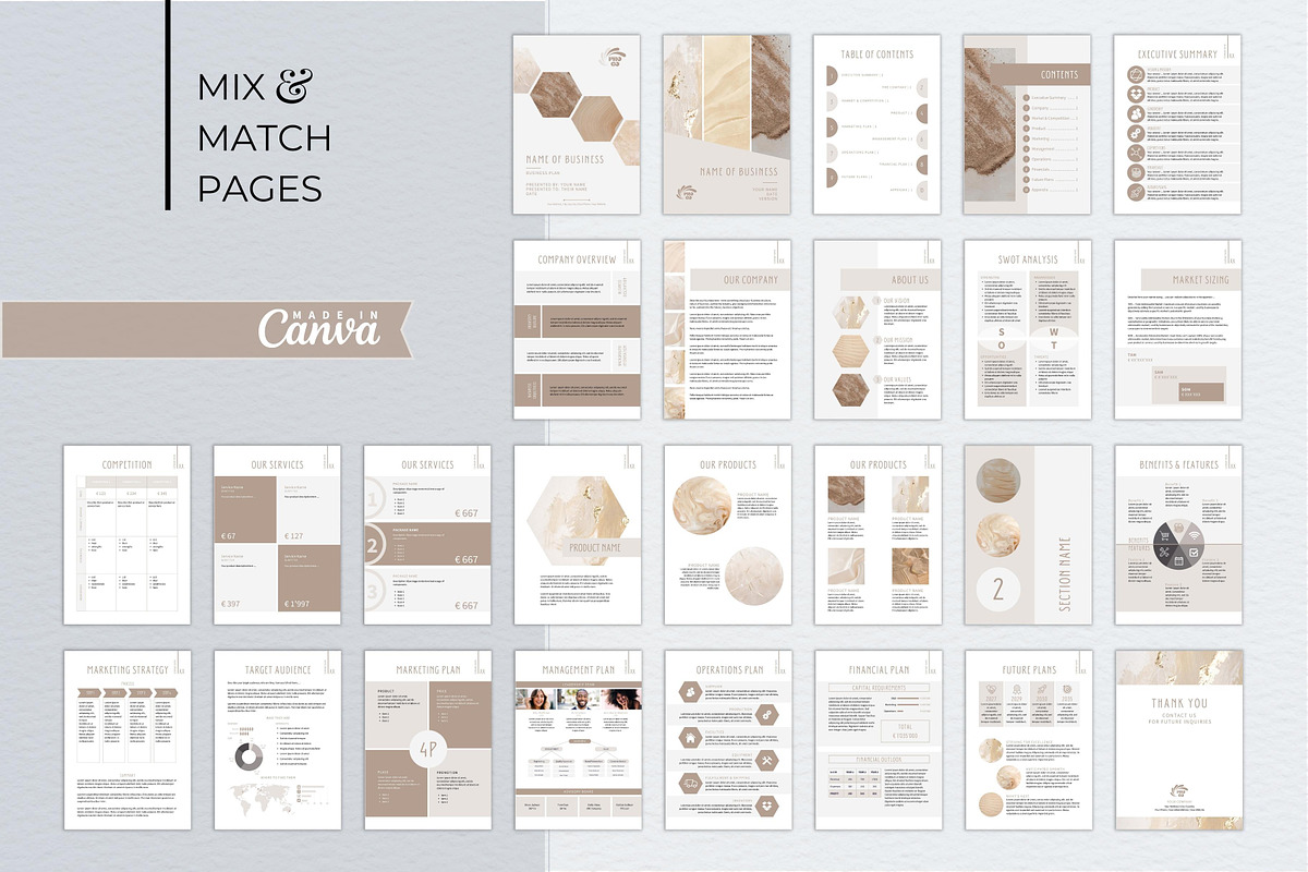 Business Plan Template, 35+ Pages, a Presentation Template by B2 Studio (Photo 7 of 11)